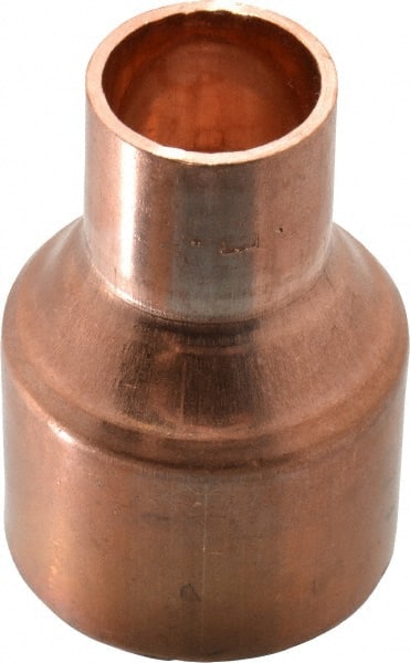 Mueller Industries - 1-1/2 x 3/4" Wrot Copper Pipe Reducer Coupling - C x C, Solder Joint - Exact Tooling