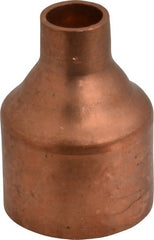 Mueller Industries - 1-1/2 x 1/2" Wrot Copper Pipe Reducer Coupling - C x C, Solder Joint - Exact Tooling
