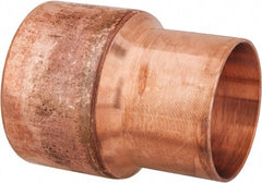Mueller Industries - 2-1/2 x 2" Wrot Copper Pipe Reducer Coupling - C x C, Solder Joint - Exact Tooling