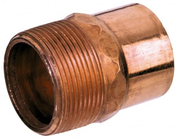 Mueller Industries - 4" Wrot Copper Pipe Adapter - C X M, Solder Joint - Exact Tooling