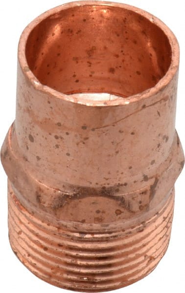 Mueller Industries - 3/4" Wrot Copper Pipe Adapter - C X M, Solder Joint - Exact Tooling