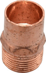 Mueller Industries - 3/4" Wrot Copper Pipe Adapter - C X M, Solder Joint - Exact Tooling