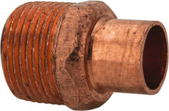 Mueller Industries - 1/2 x 3/4" Wrot Copper Pipe Adapter - C X M, Solder Joint - Exact Tooling