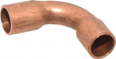 Mueller Industries - 1/8" Wrot Copper Pipe 90° Elbow - C x C, Solder Joint - Exact Tooling