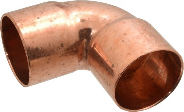 Mueller Industries - 1-1/2" Wrot Copper Pipe 90° Elbow - C x C, Solder Joint - Exact Tooling