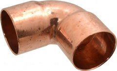 Mueller Industries - 1-1/2" Wrot Copper Pipe 90° Elbow - C x C, Solder Joint - Exact Tooling