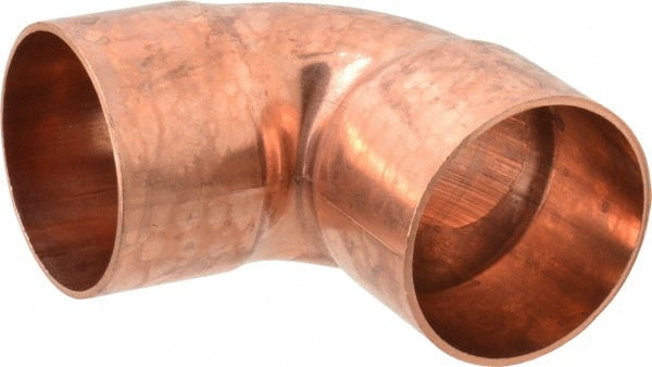 Mueller Industries - 2" Wrot Copper Pipe 90° Elbow - C x C, Solder Joint - Exact Tooling
