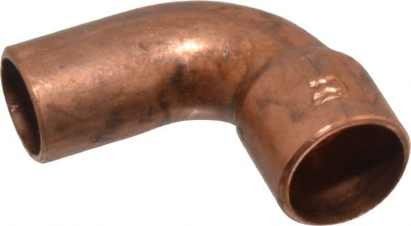 Mueller Industries - 3/8" Wrot Copper Pipe 90° Street Elbow - FTG x C, Solder Joint - Exact Tooling