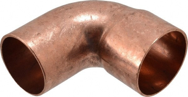 Mueller Industries - 1-1/2" Wrot Copper Pipe 90° Street Elbow - FTG x C, Solder Joint - Exact Tooling