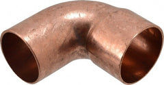 Mueller Industries - 1-1/2" Wrot Copper Pipe 90° Street Elbow - FTG x C, Solder Joint - Exact Tooling