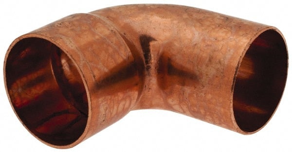 Mueller Industries - 2" Wrot Copper Pipe 90° Street Elbow - FTG x C, Solder Joint - Exact Tooling