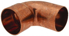 Mueller Industries - 2" Wrot Copper Pipe 90° Street Elbow - FTG x C, Solder Joint - Exact Tooling