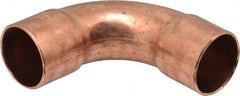 Mueller Industries - 1" Wrot Copper Pipe 90° Long Radius Elbow - C x C, Solder Joint - Exact Tooling