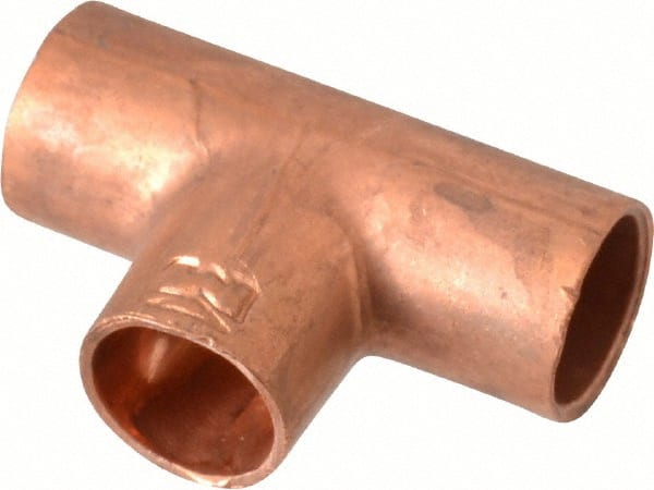 Mueller Industries - Wrot Copper Pipe Tee - C x C x C, Solder Joint - Exact Tooling