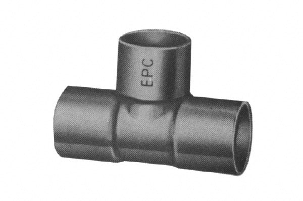 Mueller Industries - 3/8 x 3/8 x 1/2" Wrot Copper Pipe Tee - C x C x C, Solder Joint - Exact Tooling
