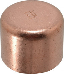 Mueller Industries - 1-1/2" Wrot Copper Pipe Tube Cap - C, Solder Joint - Exact Tooling
