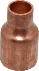 Mueller Industries - 1 x 1/2" Wrot Copper Pipe Reducer - FTG x C, Solder Joint - Exact Tooling