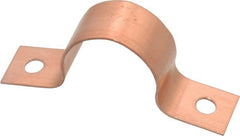Mueller Industries - 7/8 Pipe, Copper, Pipe or Tube Strap - 2 Mounting Holes - Exact Tooling