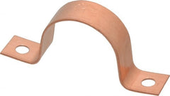 Mueller Industries - 1-1/8 Pipe, Copper, Pipe or Tube Strap - 2 Mounting Holes - Exact Tooling