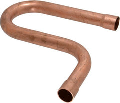 Mueller Industries - 5/8" Wrot Copper Pipe Suction Line P-Trap - C x C, Solder Joint - Exact Tooling