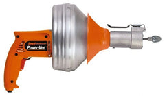 General Pipe Cleaners - Electric Battery Drain Cleaning Machine - For 3" Pipe, 25' Cable - Exact Tooling