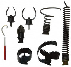 General Pipe Cleaners - Drain Cleaning Machine 8 Piece Cutter Set - For Use with Model 82 - Exact Tooling