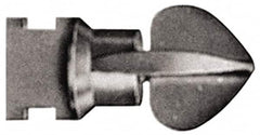 General Pipe Cleaners - Drain Cleaning Machine Spear Head with Connector - For Use with Model 82 - Exact Tooling