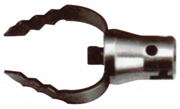 General Pipe Cleaners - Drain Cleaning Machine 2" U-Cutter with R-Connector - For Use with Root 66 (7/8" Section) - Exact Tooling