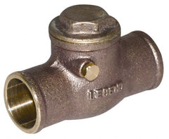 Legend Valve - 2" Lead Free Brass Check Valve - Check Swing, FNPT x FNPT, 200 WOG - Exact Tooling