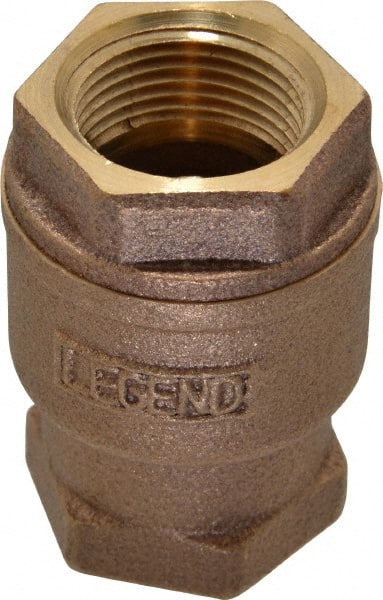 Legend Valve - 3/4" Bronze Check Valve - Inline, FNPT x FNPT, 250 WOG - Exact Tooling
