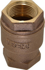 Legend Valve - 3/4" Bronze Check Valve - Inline, FNPT x FNPT, 250 WOG - Exact Tooling