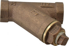 Legend Valve - 1/4" Pipe, FNPT Ends, Bronze Y-Strainer - 300 psi WOG Rating, 150 psi WSP Rating - Exact Tooling