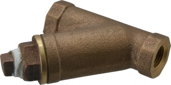 Legend Valve - 3/8" Pipe, FNPT Ends, Bronze Y-Strainer - 300 psi WOG Rating, 150 psi WSP Rating - Exact Tooling
