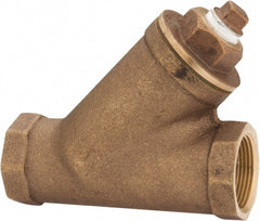 Legend Valve - 1-1/4" Pipe, FNPT Ends, Bronze Y-Strainer - 300 psi WOG Rating, 150 psi WSP Rating - Exact Tooling