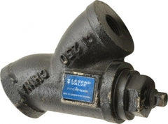 Legend Valve - 3/8" Pipe, FNPT Ends, Cast Iron Y-Strainer - 500 psi WOG Rating, 250 psi WSP Rating - Exact Tooling