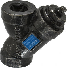 Legend Valve - 1" Pipe, FNPT Ends, Cast Iron Y-Strainer - 500 psi WOG Rating, 250 psi WSP Rating - Exact Tooling