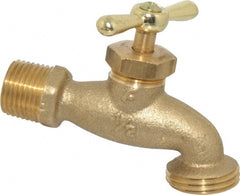 Legend Valve - 1/2 Inch Pipe, 125 psi WOG Rating, Brass Hose Bibb, Stop Valve - Exact Tooling