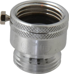 Legend Valve - 3/4" Pipe, 125 Max psi, Chrome Plated Brass, Hose Type Vacuum Breaker Valve - Buna-N Seal, GHT End Connections - Exact Tooling
