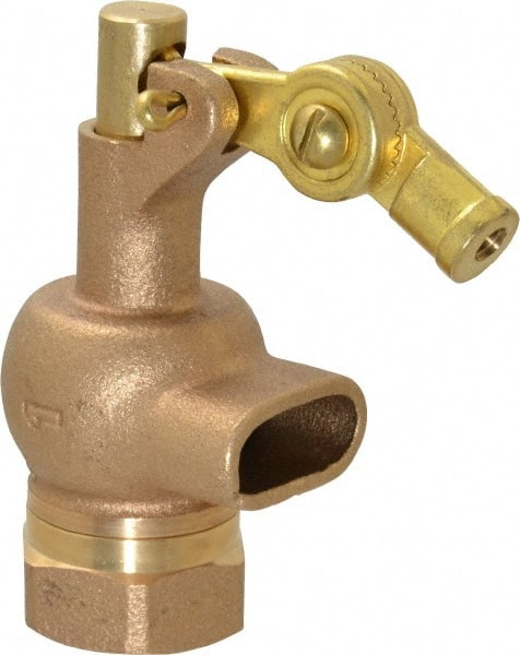 Legend Valve - 1" Pipe, Bronze, Mechanical Float Valve - 125 psi, NPTF x Plain End Connections - Exact Tooling