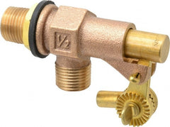Legend Valve - 1/2" Pipe, Bronze, Mechanical Float Valve - 125 psi, MPT x MPT End Connections - Exact Tooling