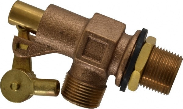 Legend Valve - 3/4" Pipe, Bronze, Mechanical Float Valve - 125 psi, MPT x MPT End Connections - Exact Tooling