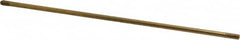 Legend Valve - 12" Long, 5/16-18 Thread, Float Valve Rod - Brass - Exact Tooling