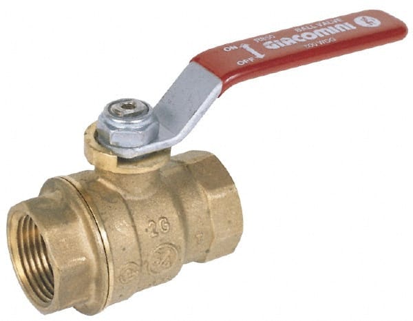 Legend Valve - 2-1/2" Pipe, Full Port, Stainless Steel Standard Ball Valve - 2 Piece, Inline - One Way Flow, FNPT x FNPT Ends, Locking Lever Handle, 1,000 WOG, 150 WSP - Exact Tooling