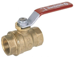 Legend Valve - 2-1/2" Pipe, Full Port, Stainless Steel Standard Ball Valve - 2 Piece, Inline - One Way Flow, FNPT x FNPT Ends, Locking Lever Handle, 1,000 WOG, 150 WSP - Exact Tooling