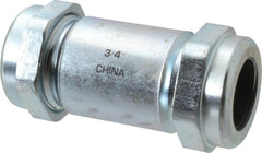 Legend Valve - 3/4" Pipe, Galvanized Compression Pipe Coupling - 200 psi WOG Rating - Exact Tooling
