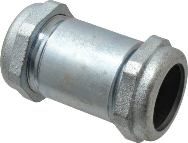 Legend Valve - 1-1/2" Pipe, Galvanized Compression Pipe Coupling - 200 psi WOG Rating - Exact Tooling
