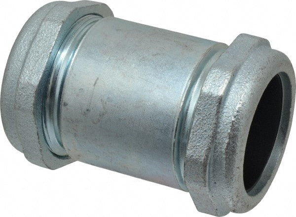 Legend Valve - 2" Pipe, Galvanized Compression Pipe Coupling - 200 psi WOG Rating - Exact Tooling