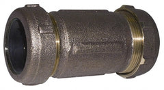 Legend Valve - 1/2" Pipe, 3/4" Copper Tube, Lead Free Brass Compression Pipe Coupling - 125 psi WOG Rating - Exact Tooling