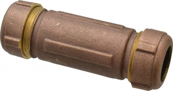 Legend Valve - 3/4" Pipe, 1" Copper Tube, Brass Compression Pipe Coupling - 125 psi WOG Rating - Exact Tooling
