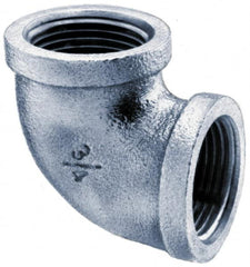 Merit Brass - 4" Grade 304 Stainless Steel Pipe 90° Elbow - FNPT x FNPT End Connections, 150 psi - Exact Tooling